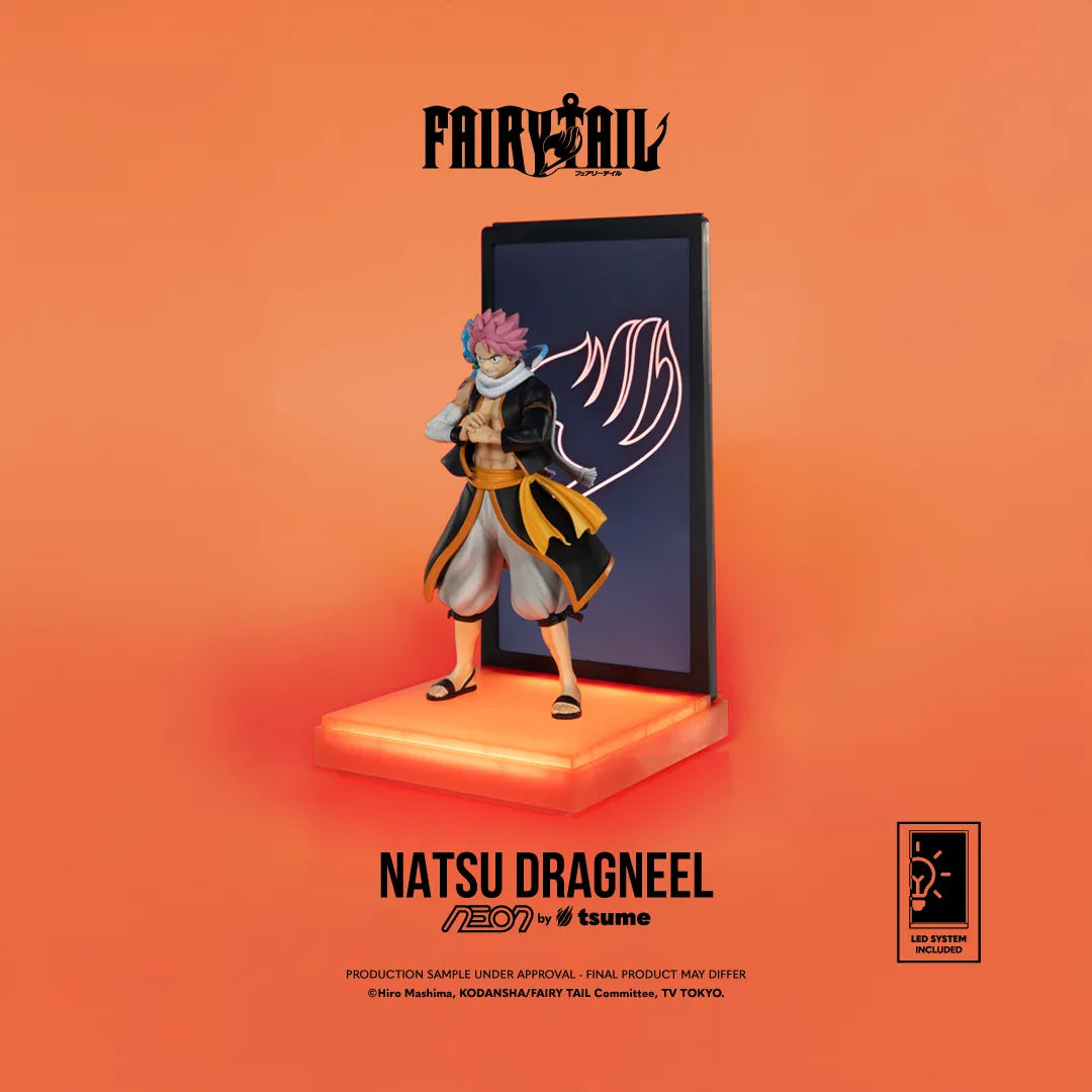 Fairy Tail Neon Figura 1/9 Natsu Dragneel 25 cm