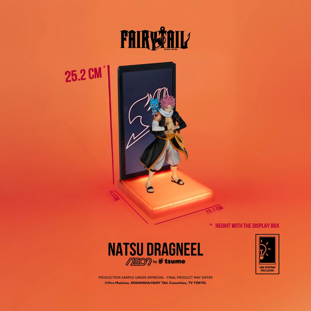 Fairy Tail Neon Figura 1/9 Natsu Dragneel 25 cm