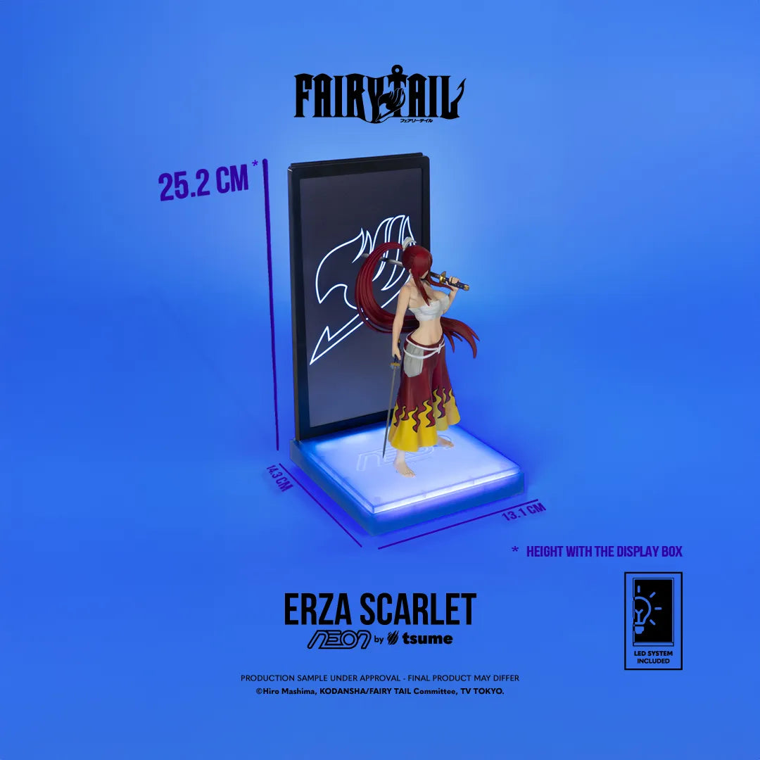 Fairy Tail Neon Figura 1/9 Erza Scarlet 25 cm