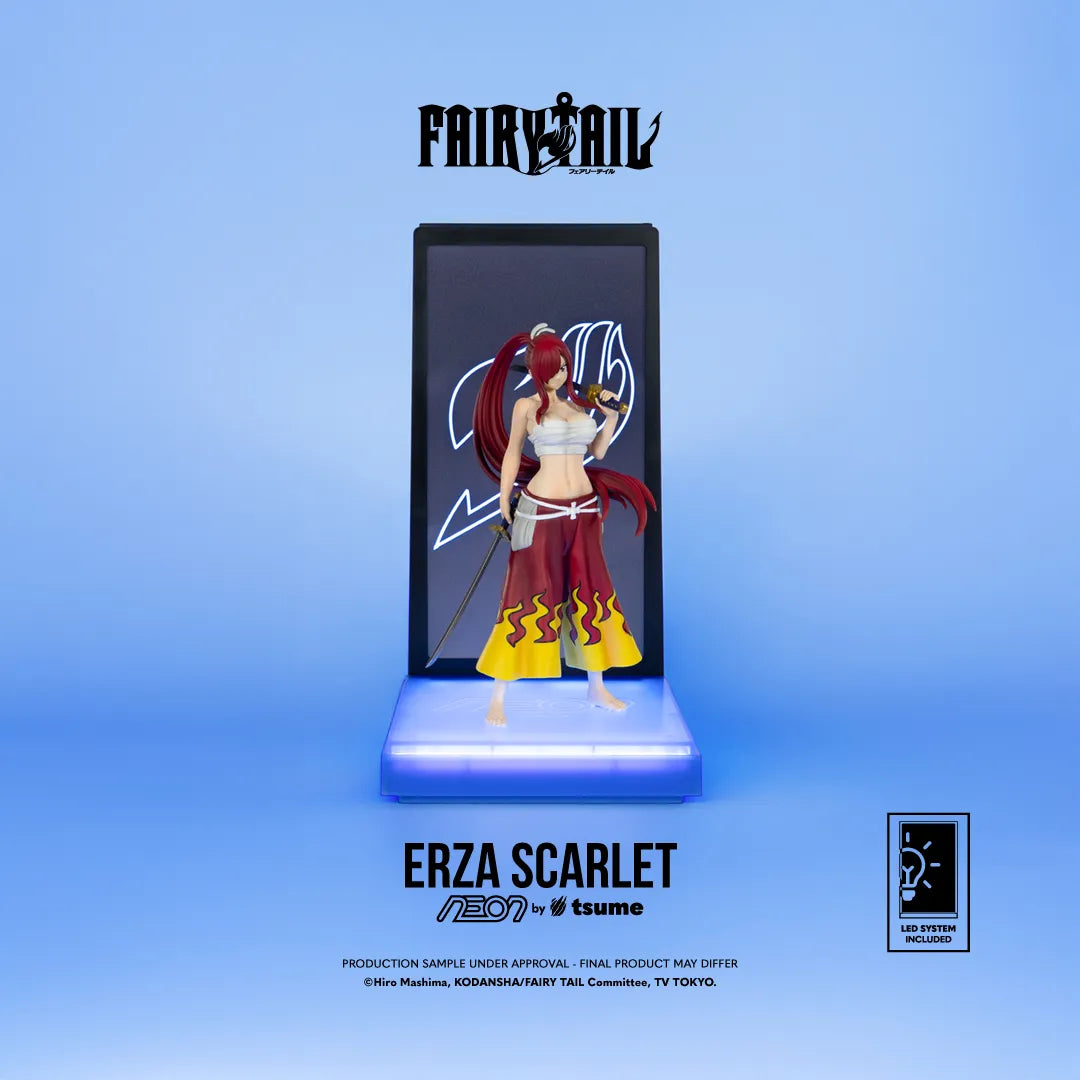 Fairy Tail Neon Figura 1/9 Erza Scarlet 25 cm