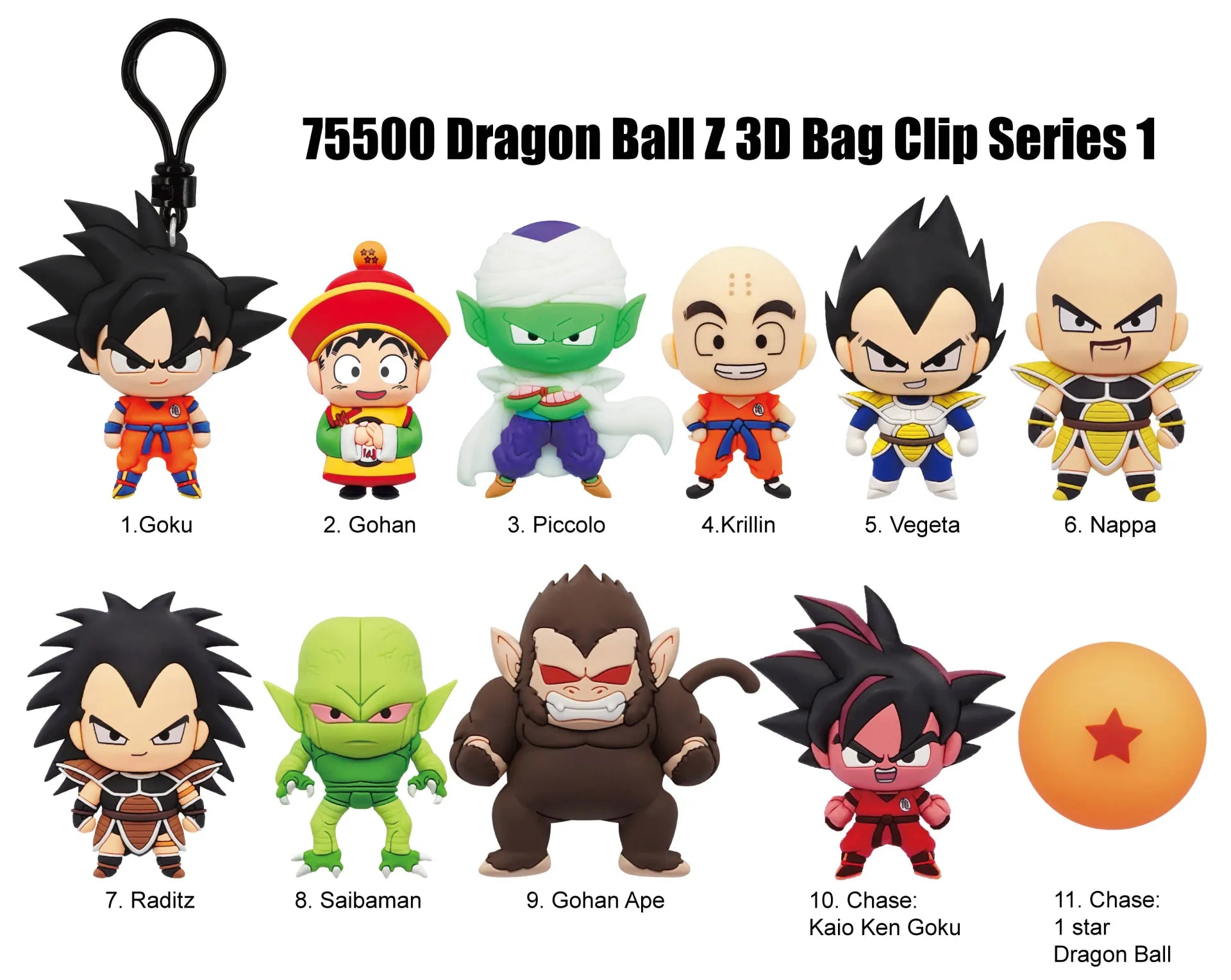 DRAGON BALL Z Bolsa CLIP BLIND Caja DISPLAY (24)