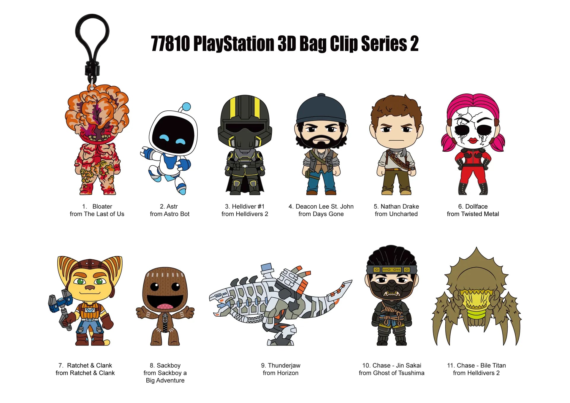 PLAYSTATION SERIES 2 Bolsa CLIP BLIND Caja DISPLAY (24)