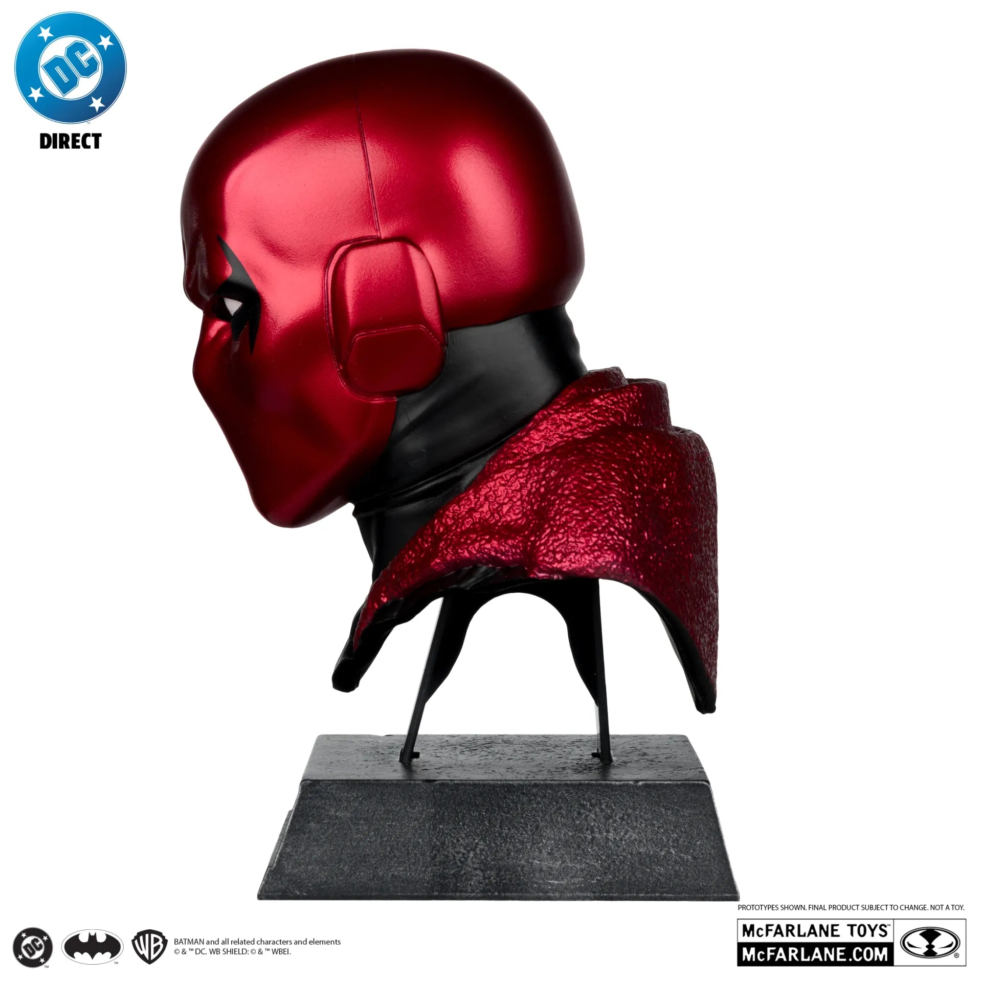 DC DIRECT BATMAN 1:3 COWL PROP Réplica RED HOOD  CHASE