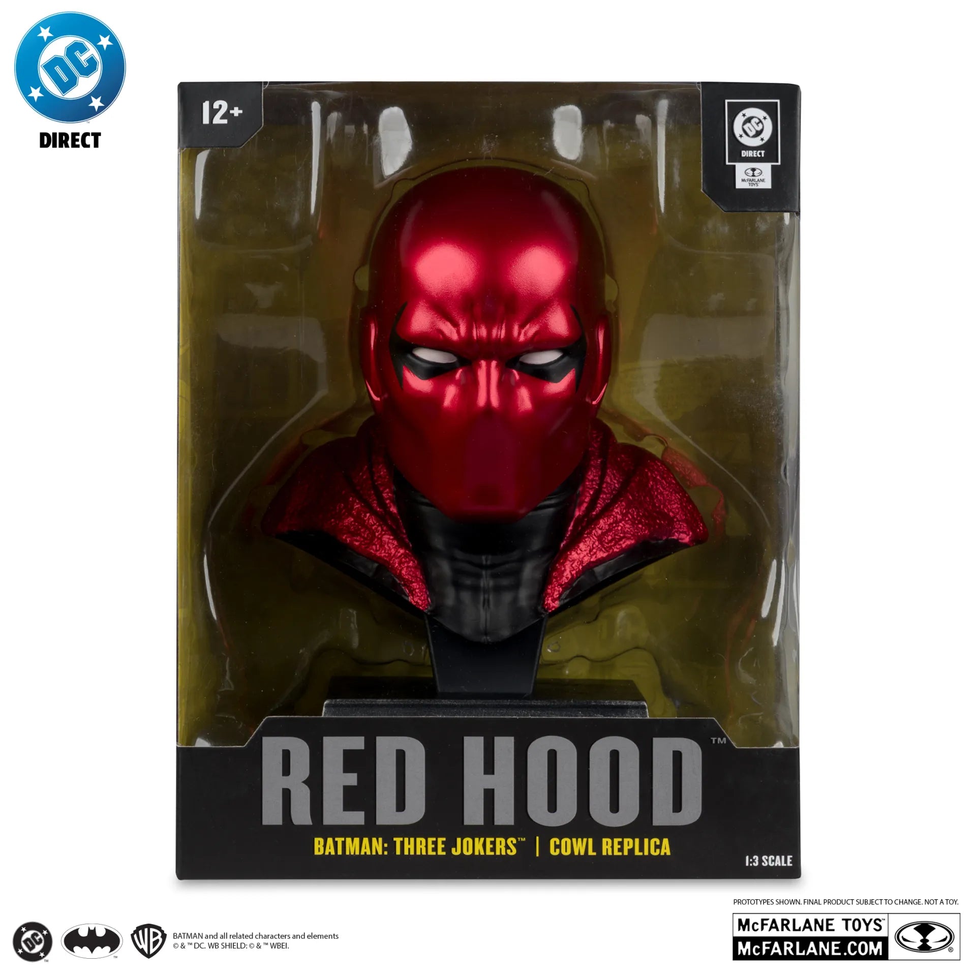 DC DIRECT BATMAN 1:3 COWL PROP Réplica RED HOOD  CHASE