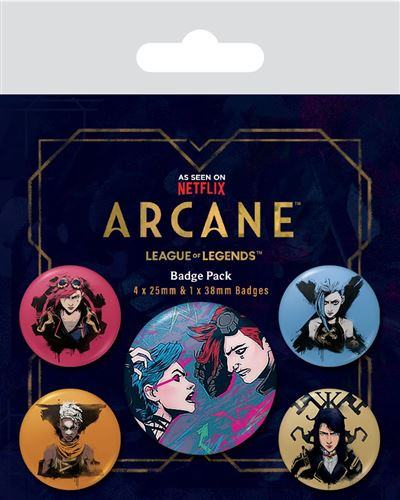 ARCANE CHARACTERS Chapa PACK Frikytopia