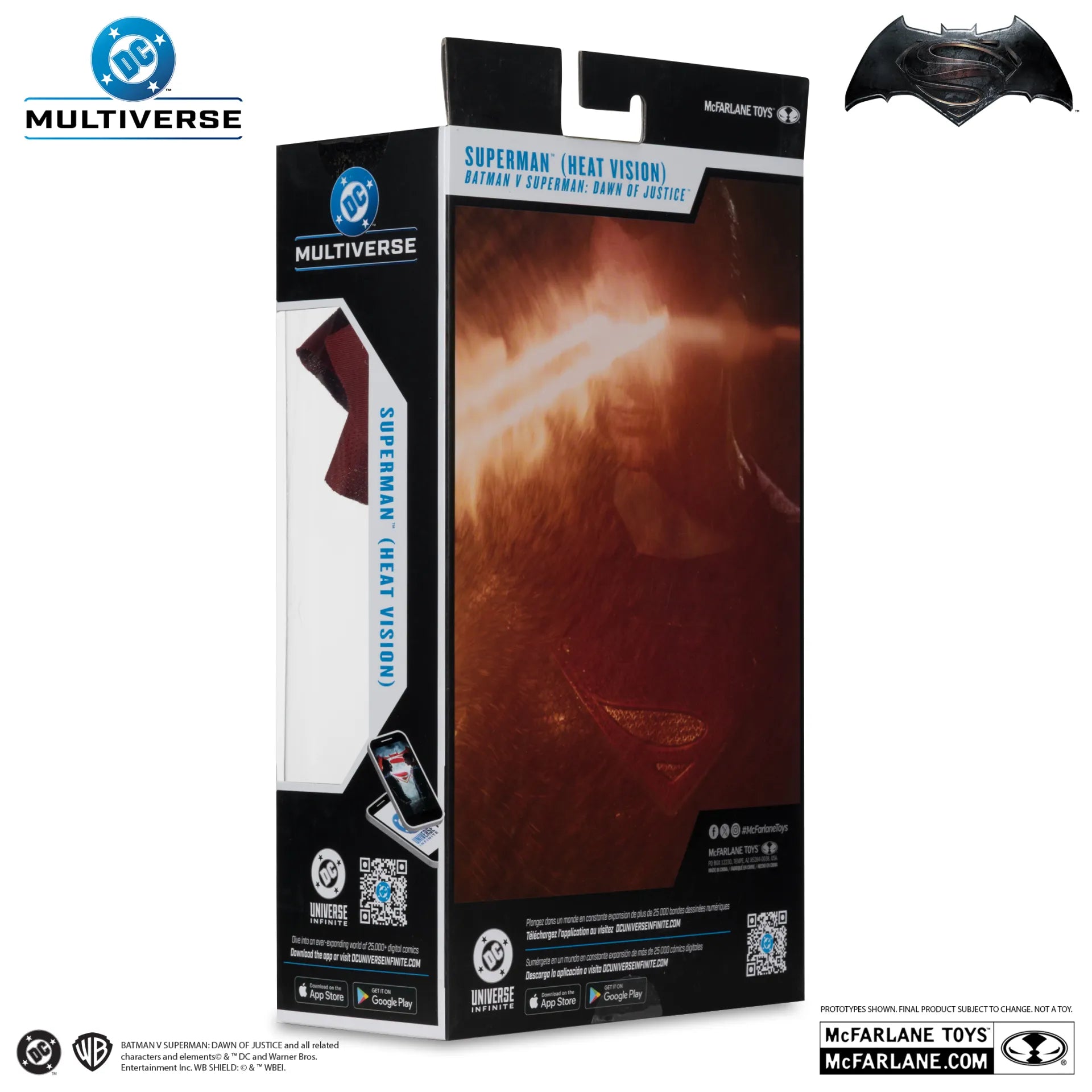 Batman v Superman: El amanecer de la justicia (2016) DC Theatrical Edition Figura Superman (Heat Vision) 19 cm