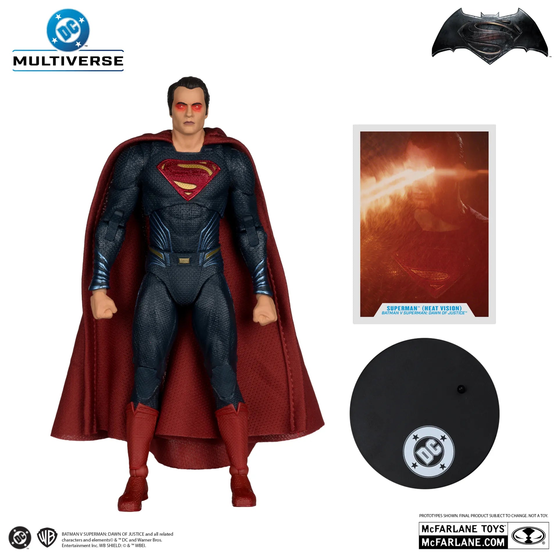 Batman v Superman: El amanecer de la justicia (2016) DC Theatrical Edition Figura Superman (Heat Vision) 19 cm