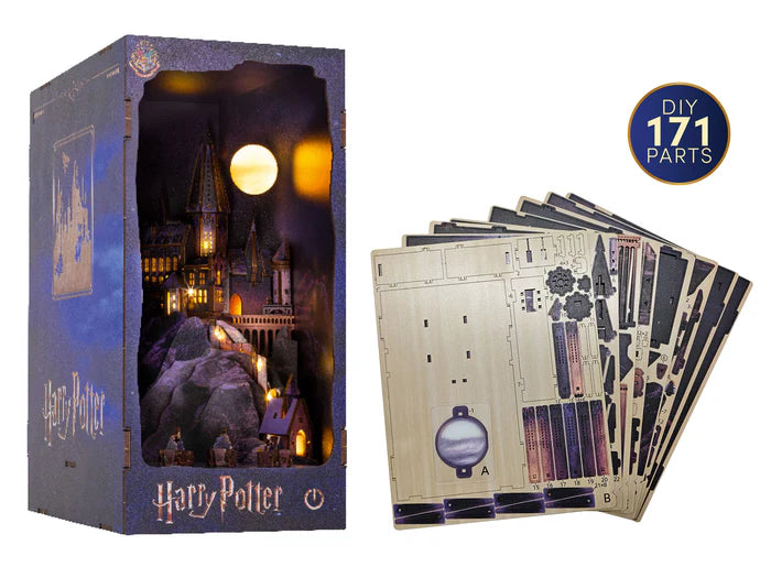 Harry Potter Tiny Adventures Book Nook Mini Diorama Hogwarts Castle 18 cm