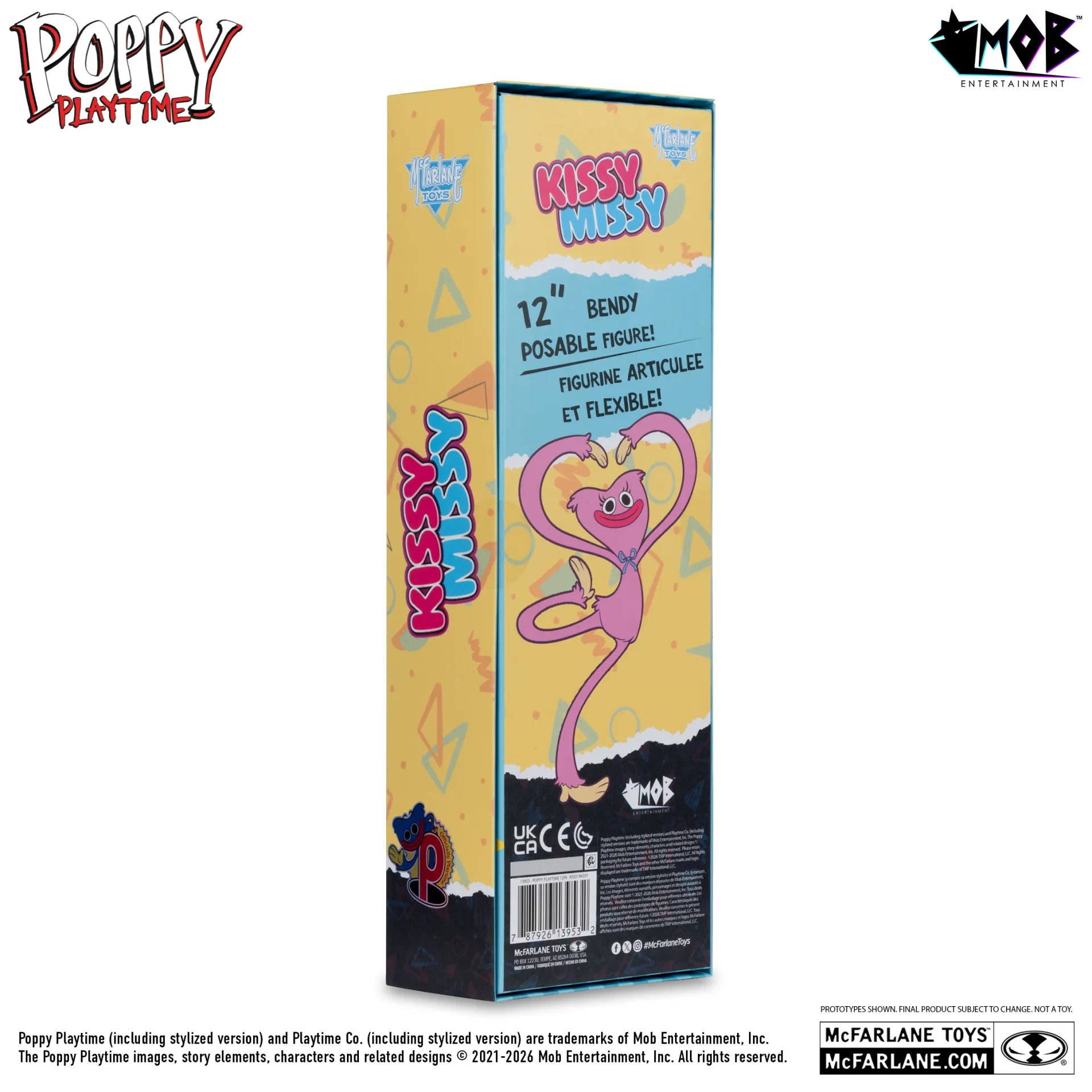 POPPY PLAYTIME 12INCH COFFIN KISSY MISSY Figura
