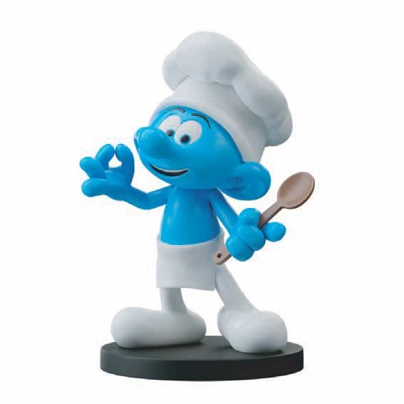 CHEF SMURF RESIN Figura Frikytopia