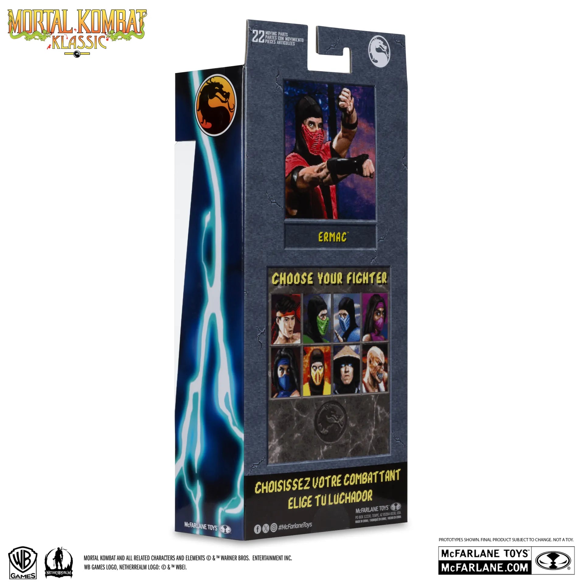 MORTAL KOMBAT KLASSICS  7INCH  WAVE 4 ERMAC ACTION Figura