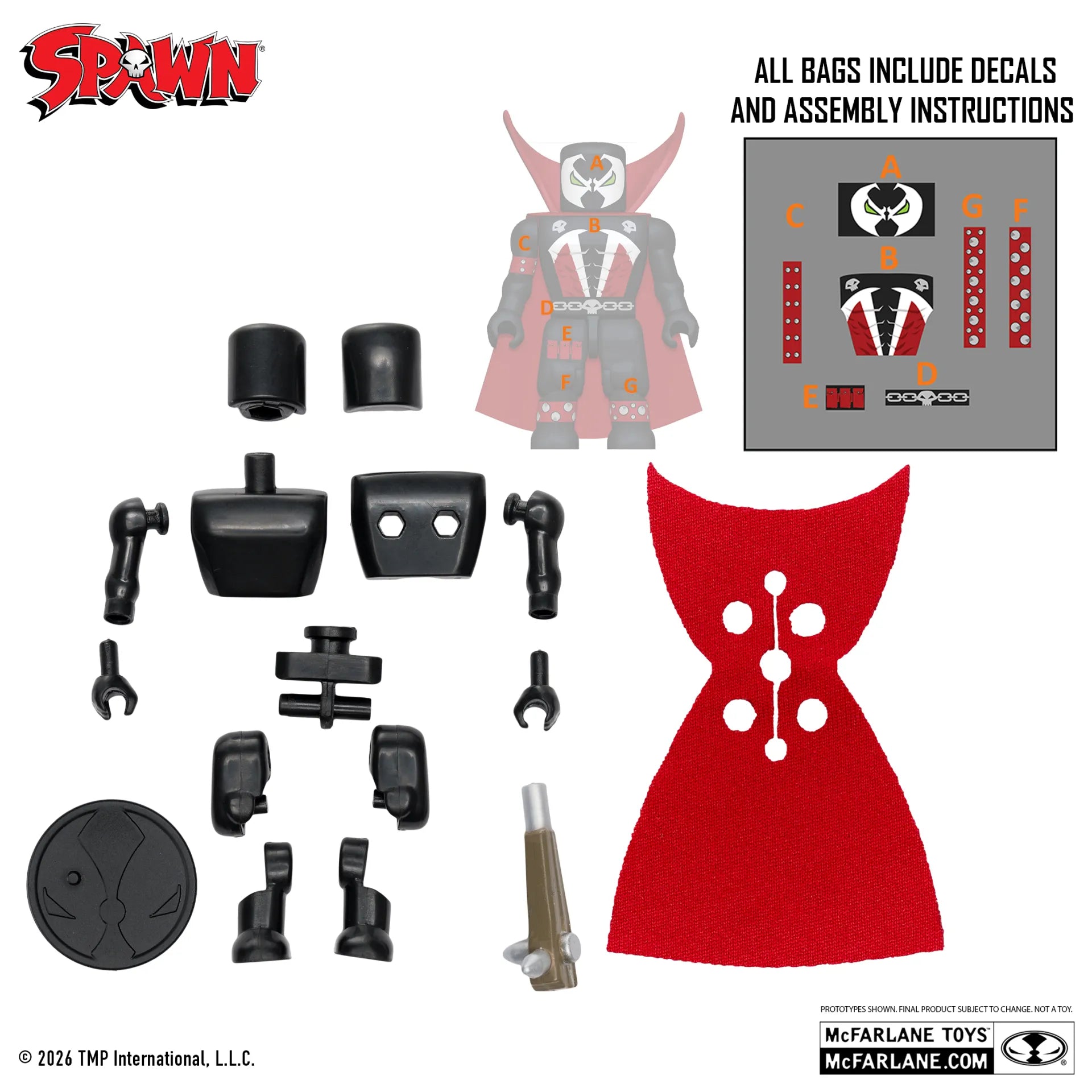 SPAWN CONSTRUCT-A-FIGURE BLIND Bolsa S1 DISPLAY (36)