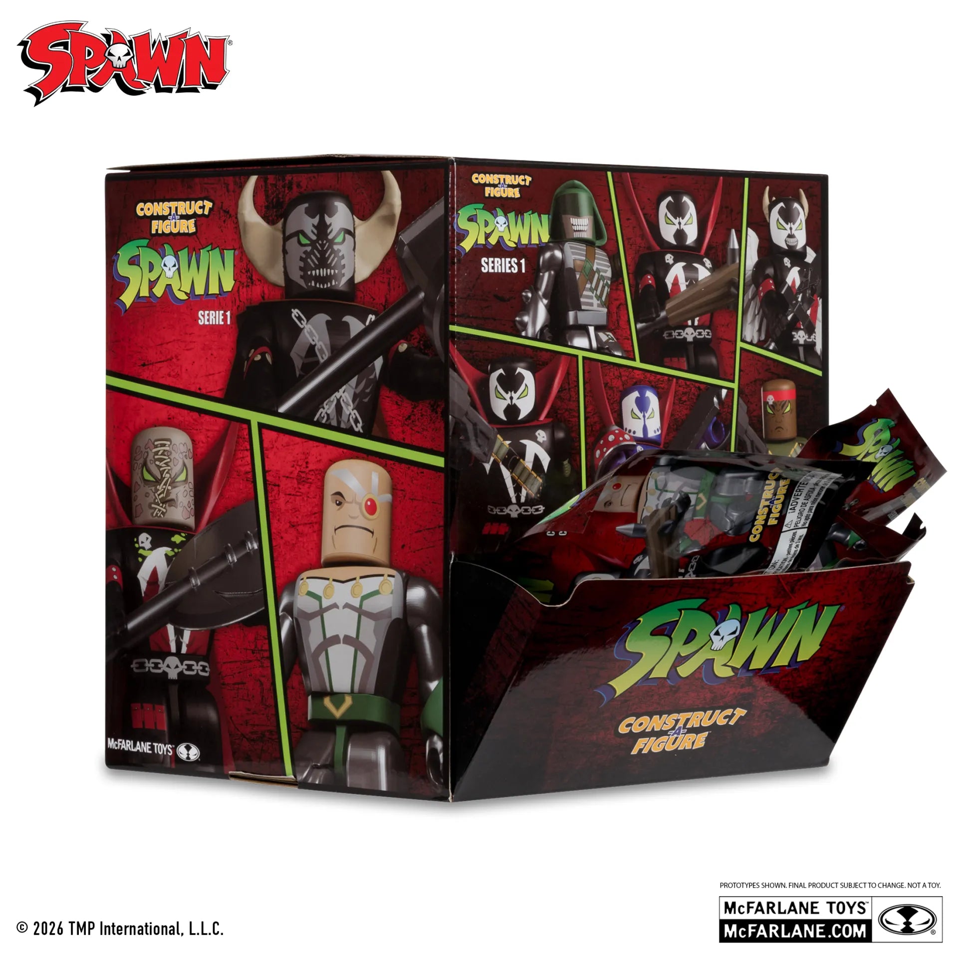 SPAWN CONSTRUCT-A-FIGURE BLIND Bolsa S1 DISPLAY (36)