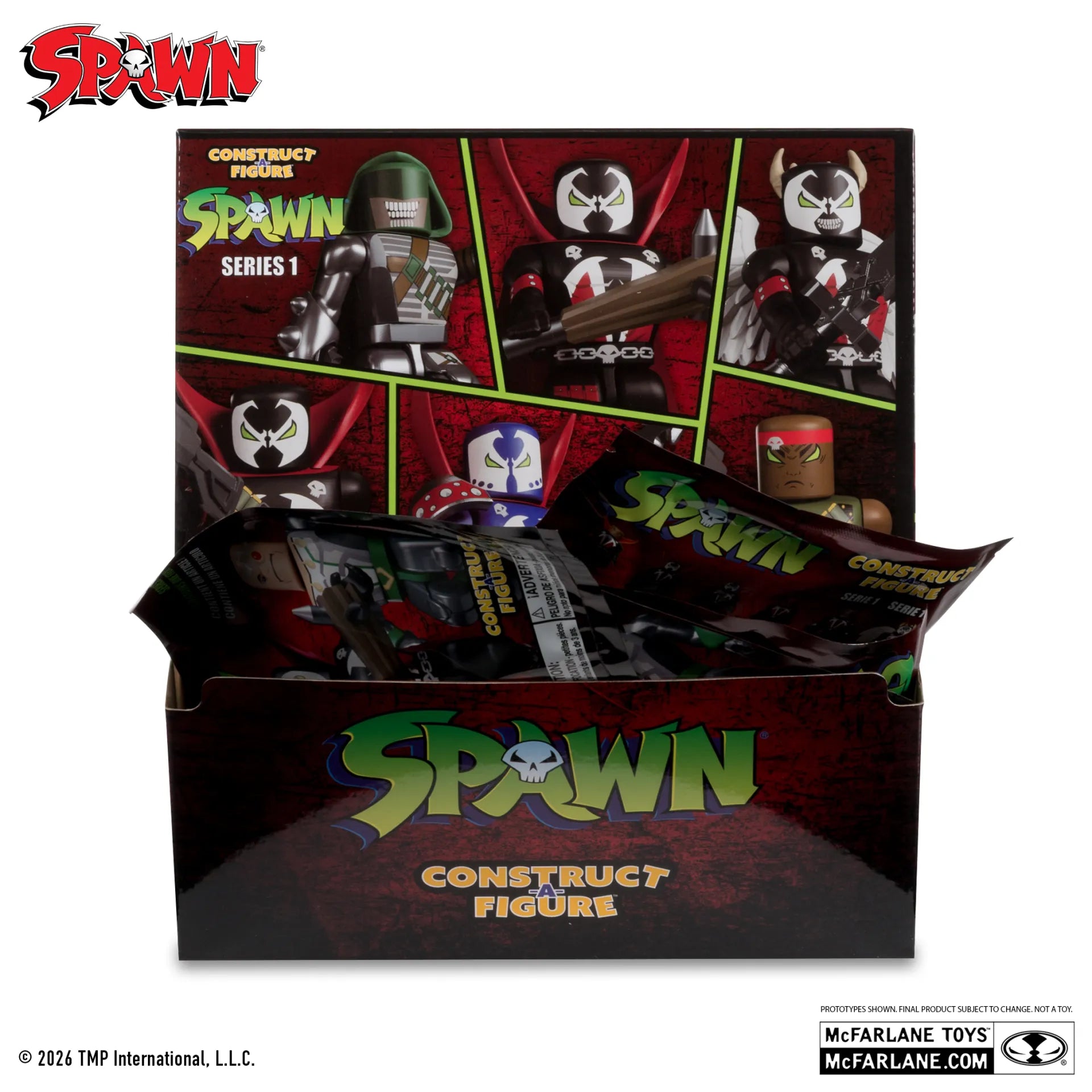 SPAWN CONSTRUCT-A-FIGURE BLIND Bolsa S1 DISPLAY (36)