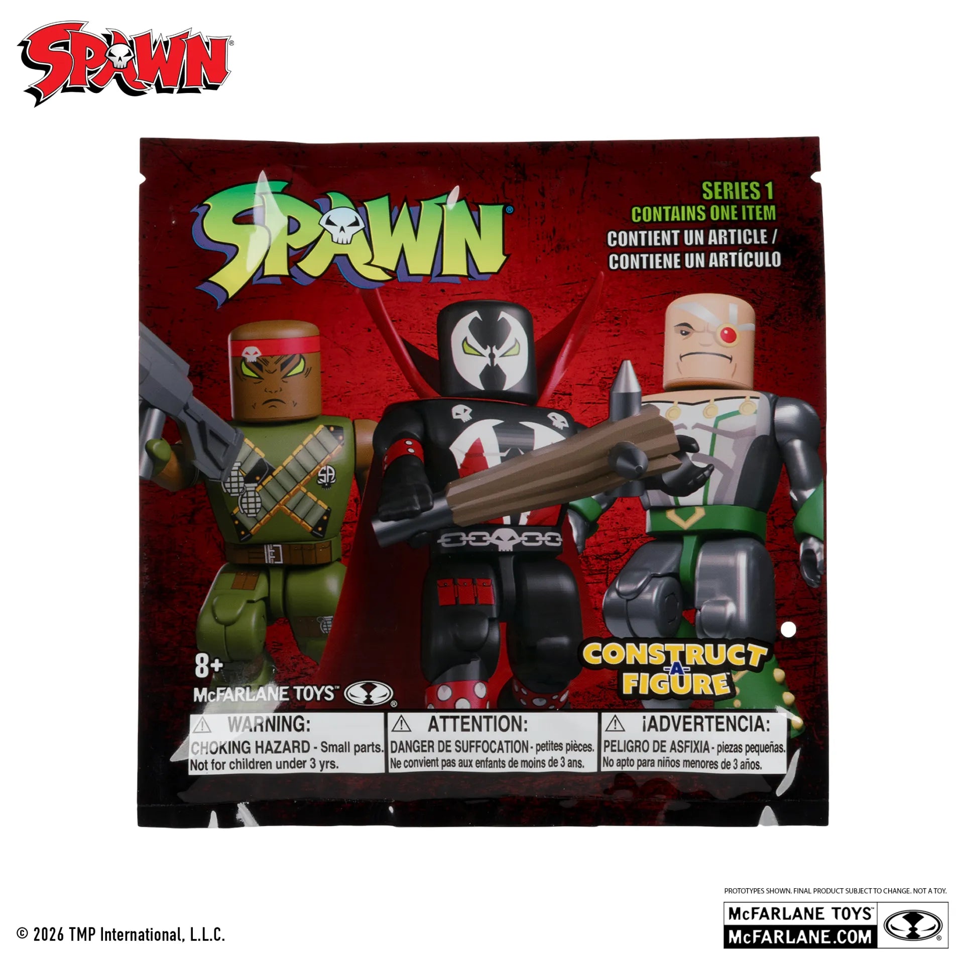 SPAWN CONSTRUCT-A-FIGURE BLIND Bolsa S1 DISPLAY (36)