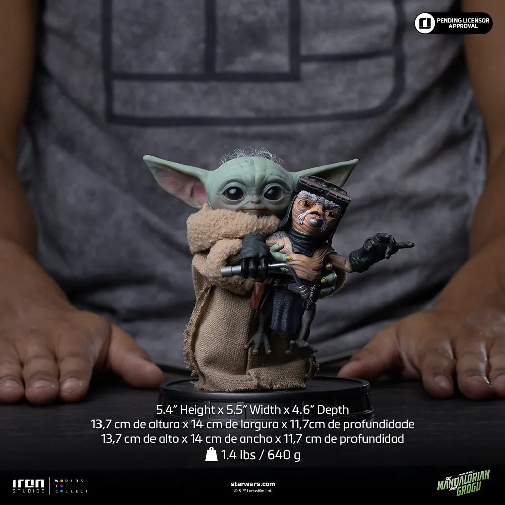 MANDALORIAN & GROGU MOVIE GROGU NO SQUEEZY 1/4 LEGACY Estatua