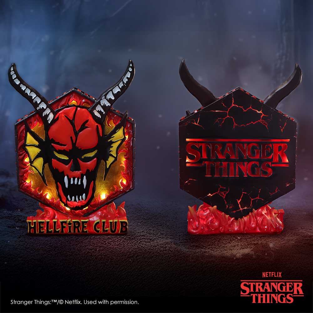 STRANGER THINGS HELLFIRE CLUB USB Lámpara Frikytopia