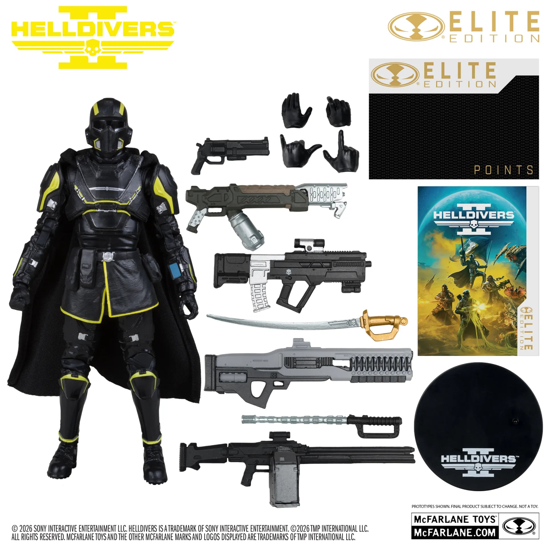 MCFARLANE ELITE  7INCH  HELLDIVERS 2 B-01 TACTICAL ACTION Figura