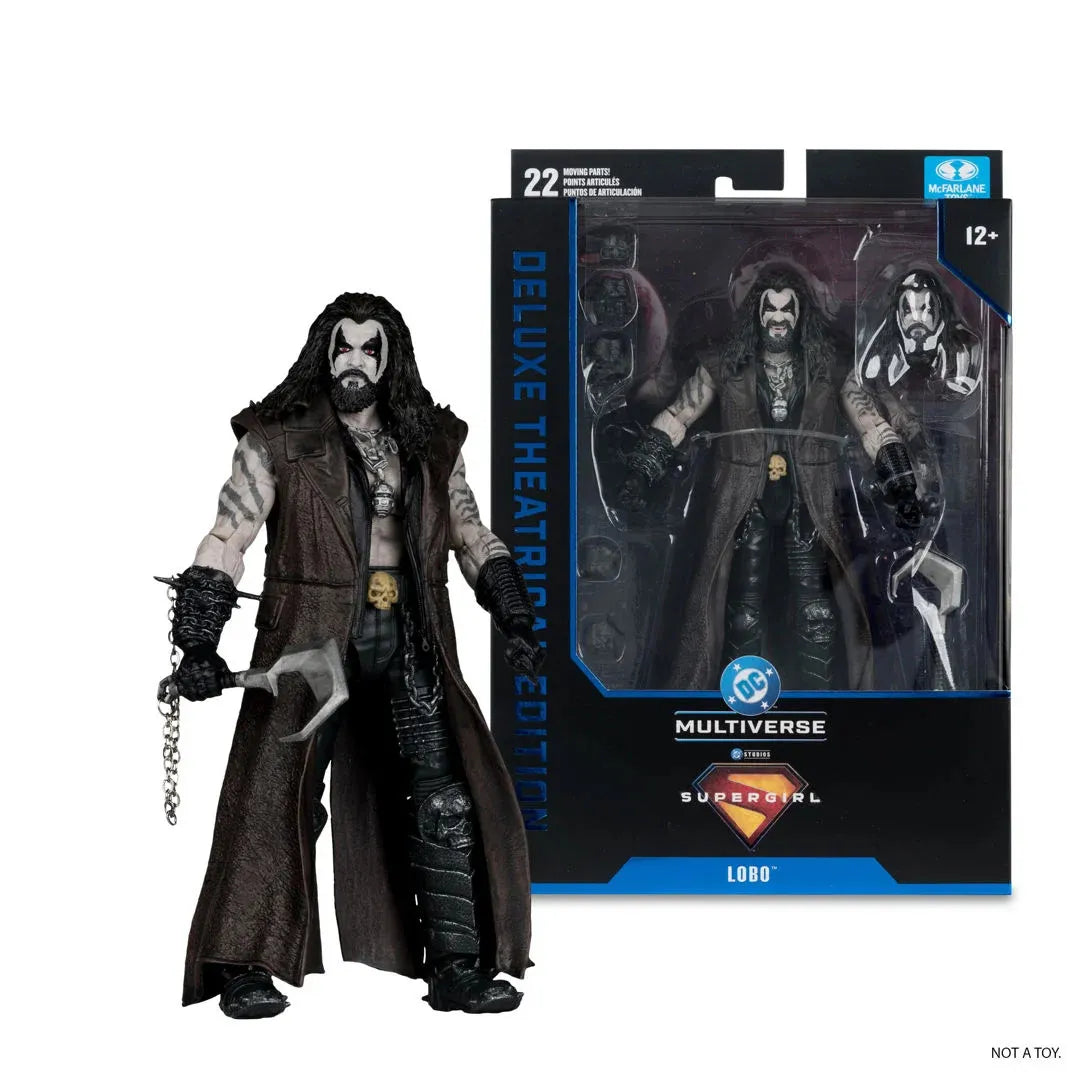 DC THEAT DLX 7IN  SUPERGIRL MOVIE 2026 LOBO ACTION Figura