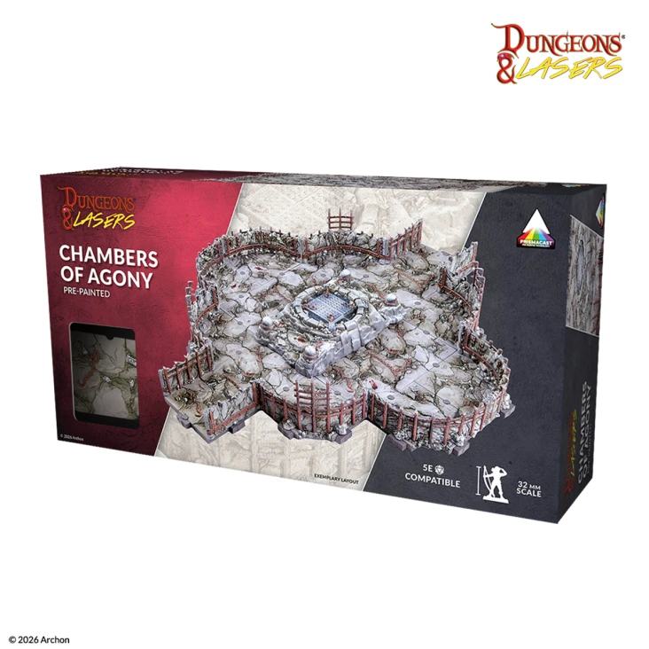 DUNGEONS & LASERS CHAMBERS OF AGONY PRISMACAST PRE-PAINTED Frikytopia