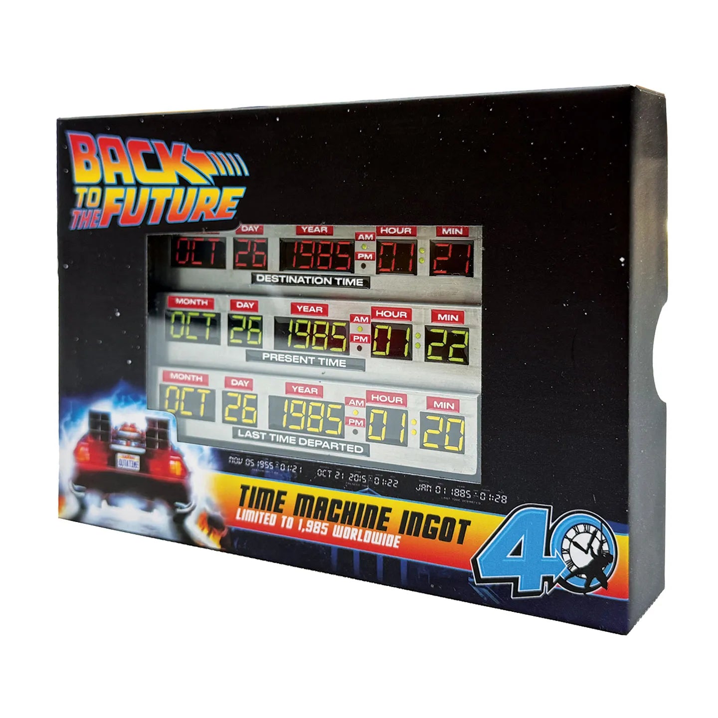 Regreso al futuro Lingote 40th Anniversary Time Circuits Limited Edition