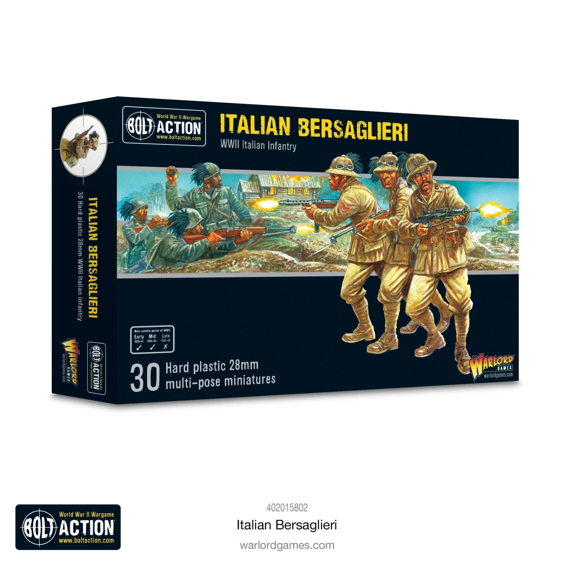 BOLT ACTION ITALIAN BERSAGLIERI BOXED SET Frikytopia