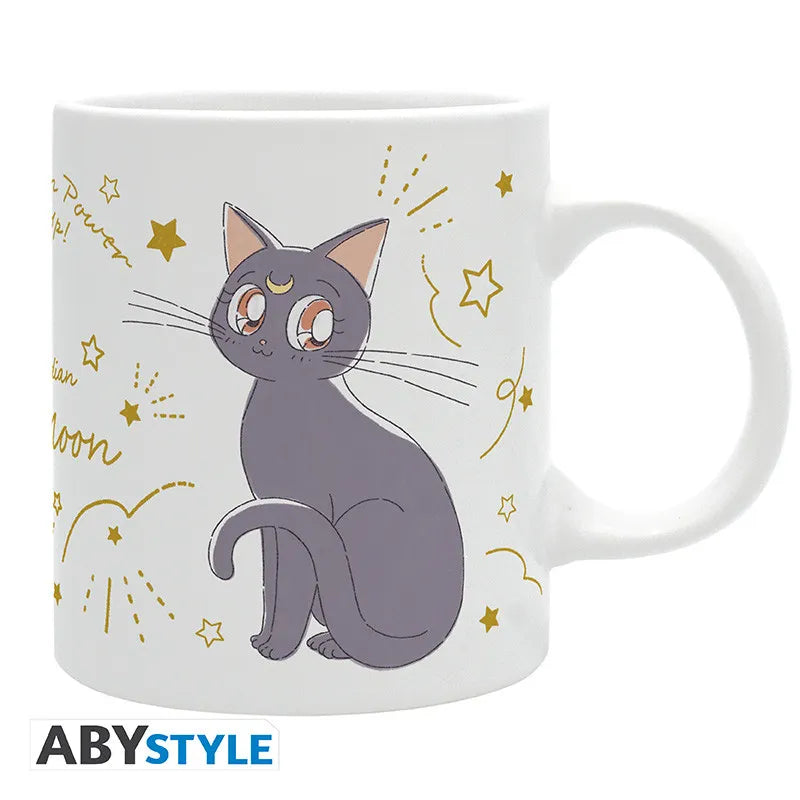 SAILOR MOON LUNA & ARTEMIS CATS Taza