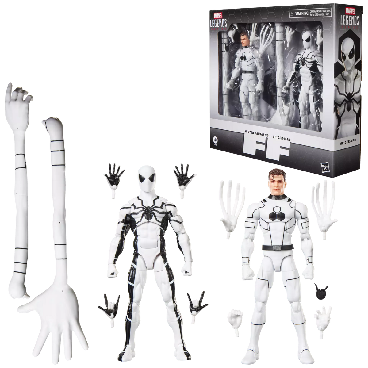 MARVEL LEGENDS FUTURE FOUNDATION MISTER FANTASTIC AND SPIDER-MAN ACTION Figuras