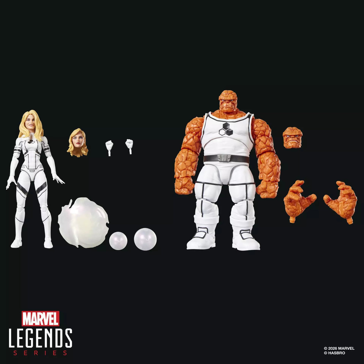 Figura The Thing - Invisble Woman Marvel Legends Series 15cm