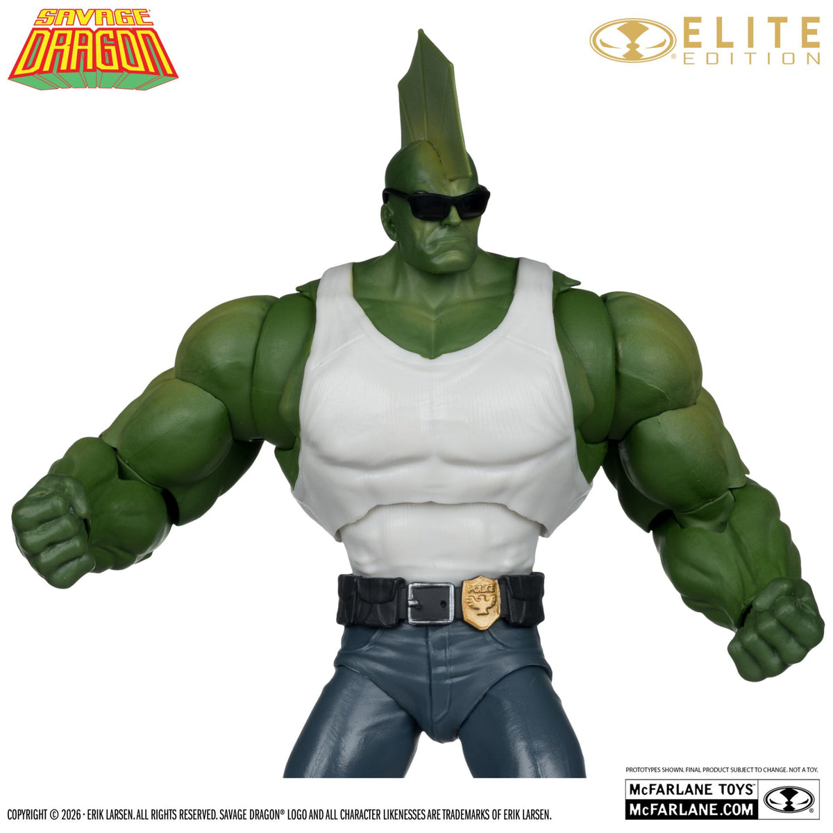 MCFARLANE ELITE EDITION  SAVAGE DRAGON  ACTION Figura