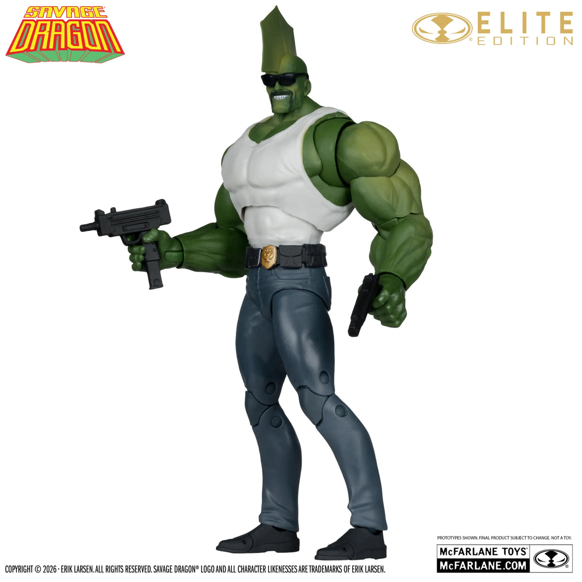 MCFARLANE ELITE EDITION  SAVAGE DRAGON  ACTION Figura