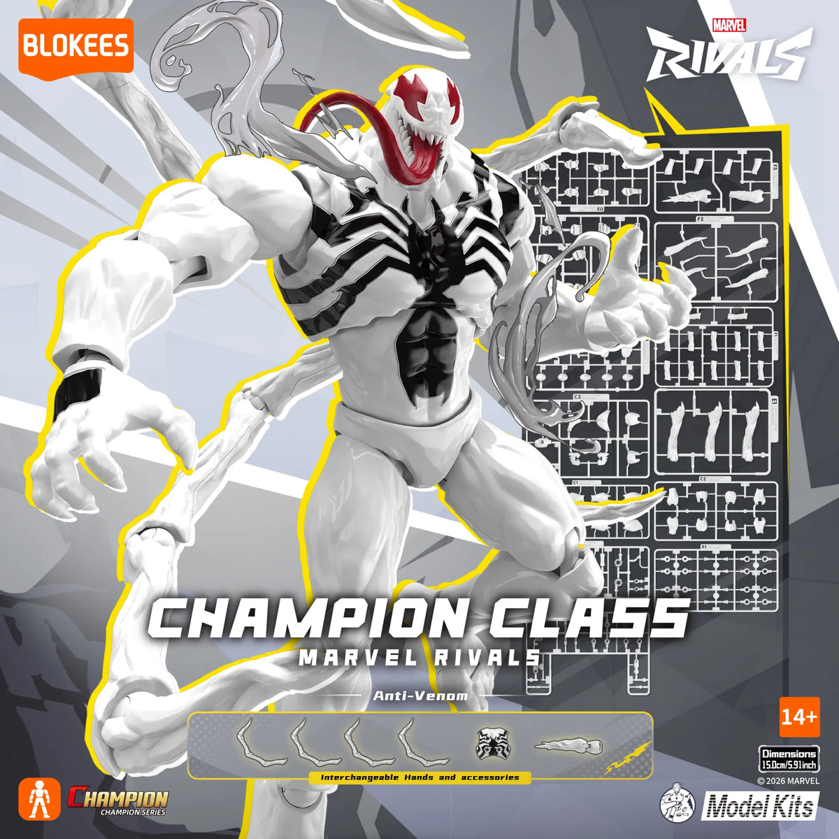 MARVEL RIVALS ANTI VENOM CHAMPION CLASS 15 MODEL KIT