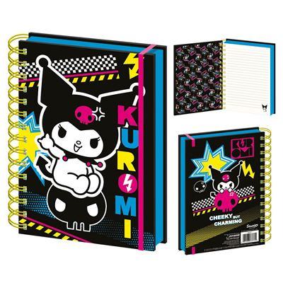 Cuaderno A5 Punk Vibes Kuromi Hello Kitty