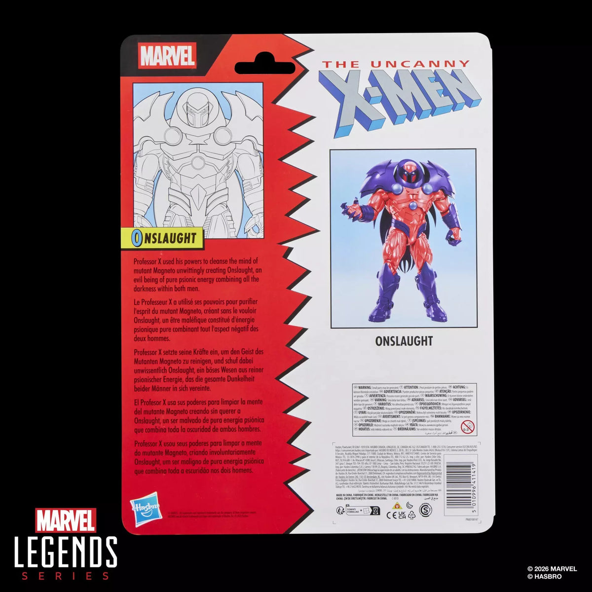 The Uncanny X-Men Marvel Legends Figura Onslaught 20 cm