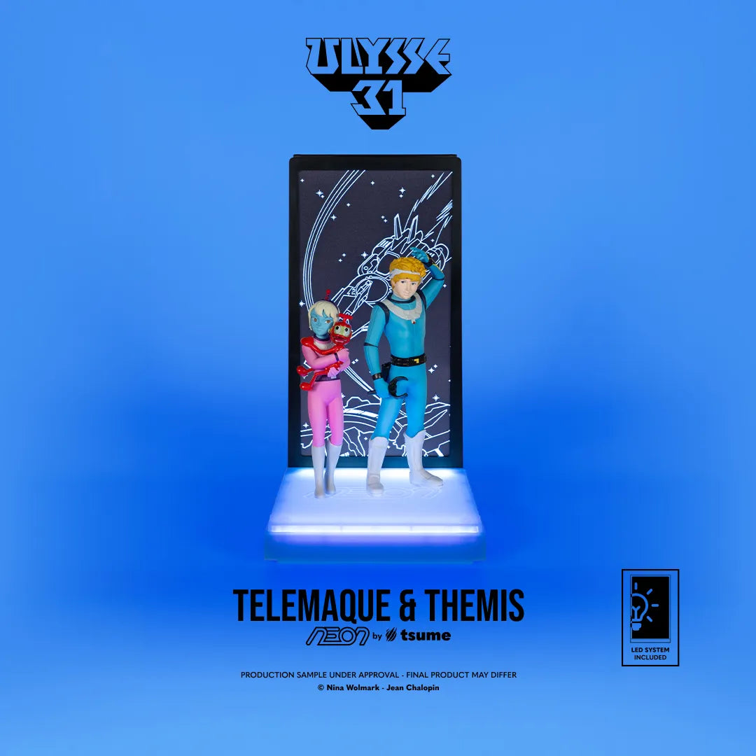 Ulysse 31 Neon Figura 1/9 Telemachus & Themis 20 cm