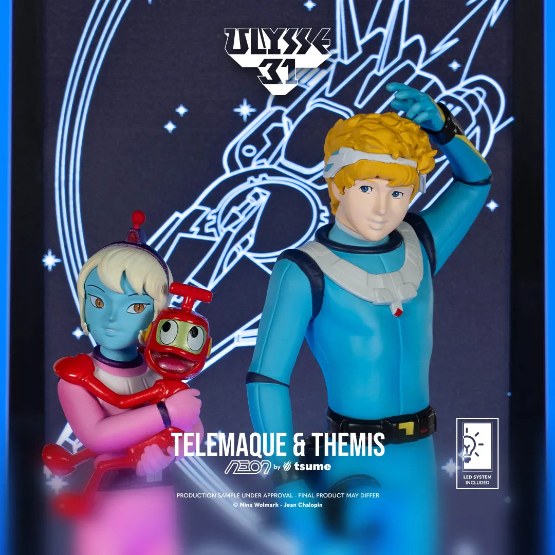 Ulysse 31 Neon Figura 1/9 Telemachus & Themis 20 cm