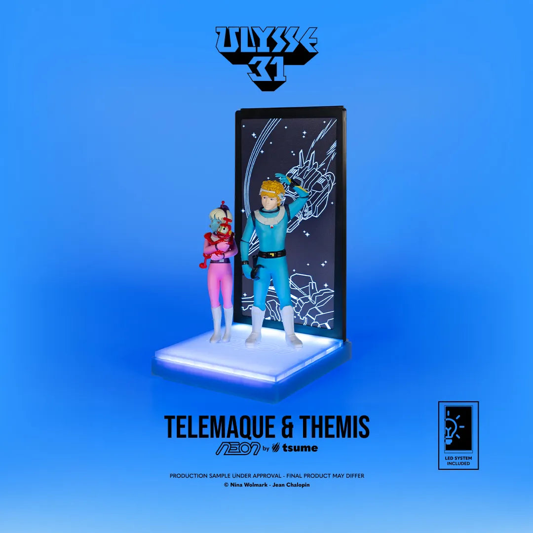 Ulysse 31 Neon Figura 1/9 Telemachus & Themis 20 cm