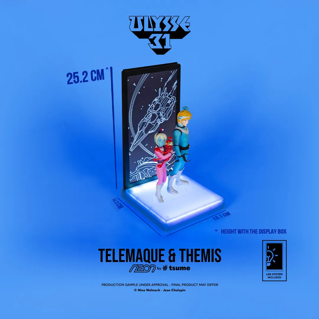 Ulysse 31 Neon Figura 1/9 Telemachus & Themis 20 cm