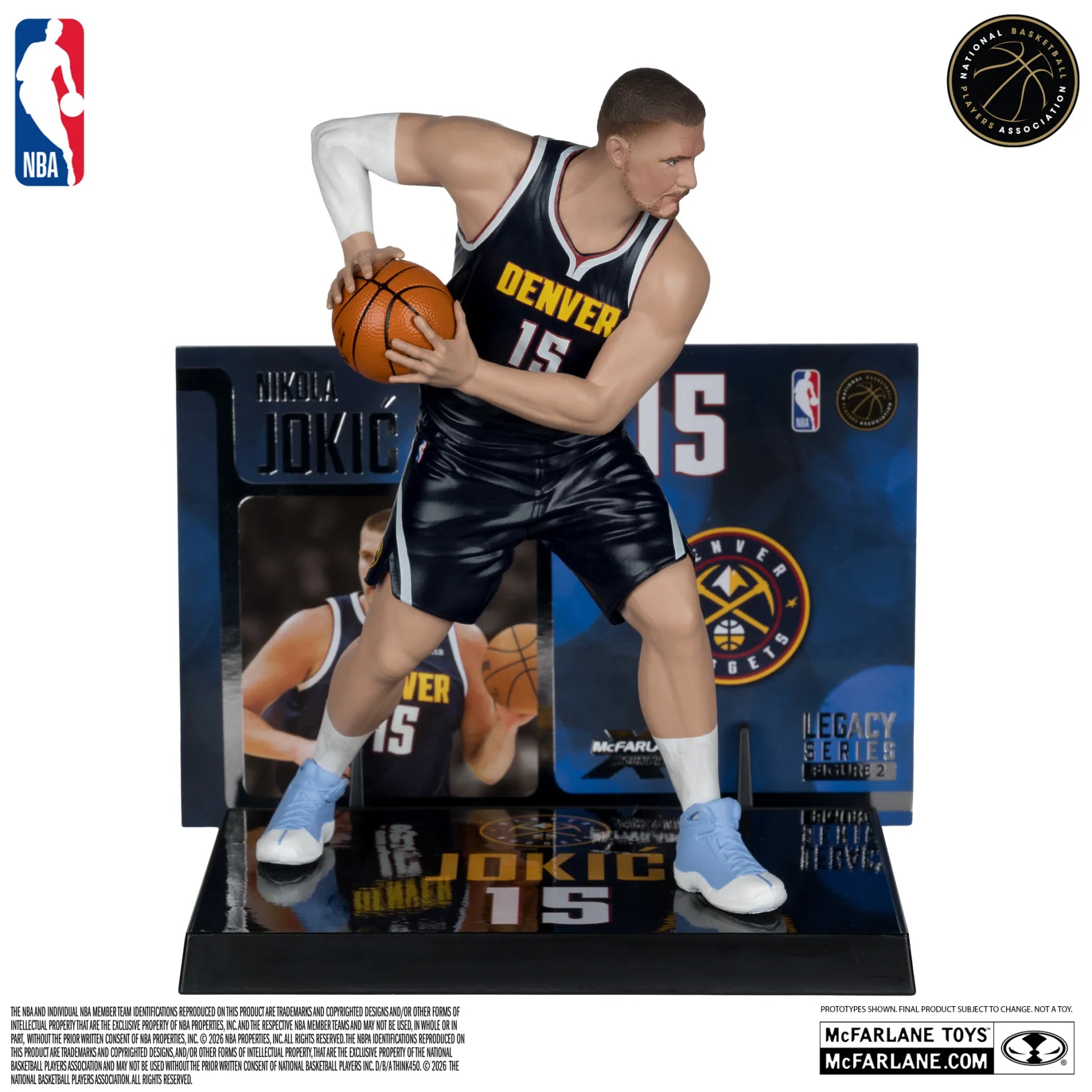 NBA SPORTSPICKS NIKOLA JOKIC (DENVER NUGGETS) POSED Figura