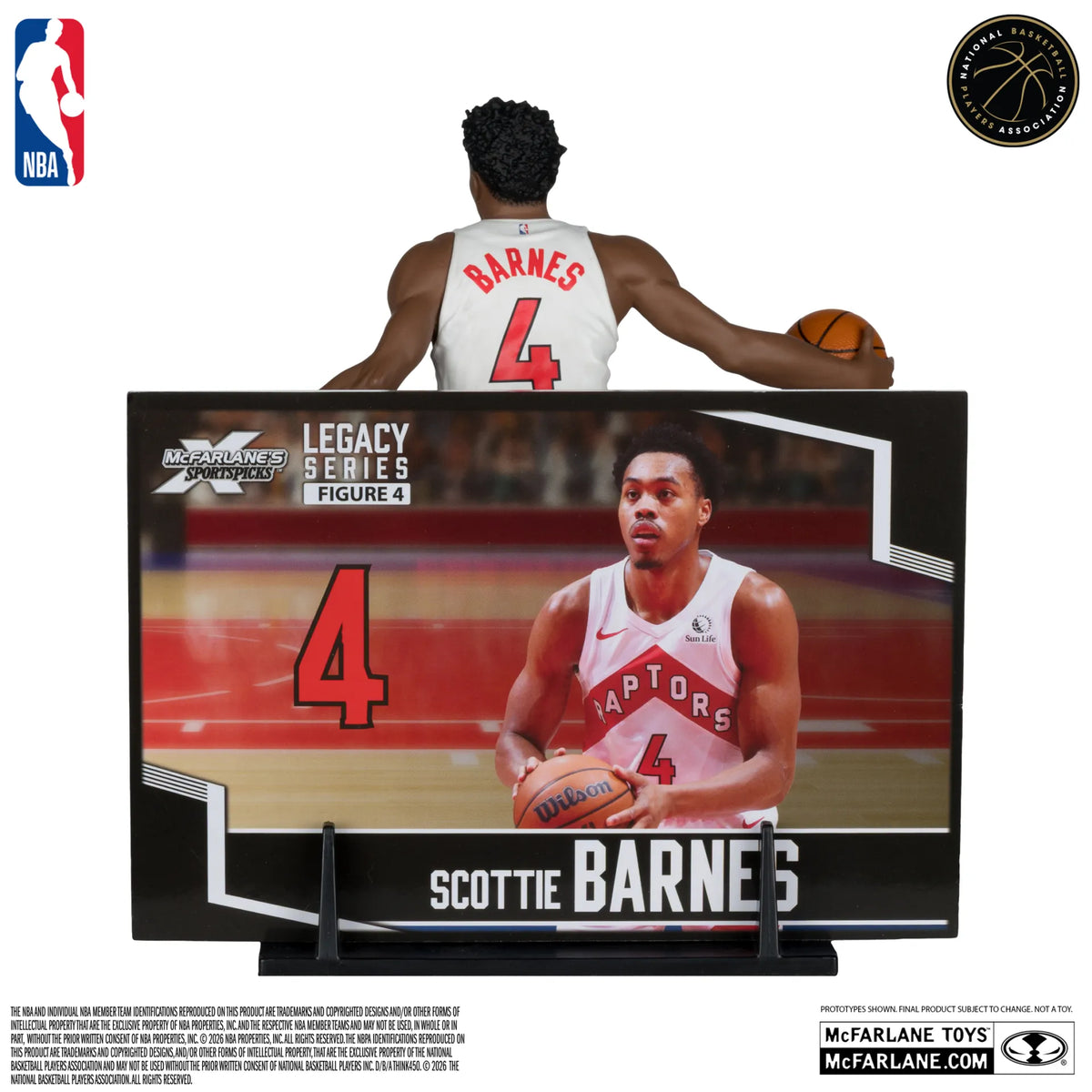 NBA SPORTSPICKS SCOTTIE BARNES (TORONTO RAPTORS) POSED Figura