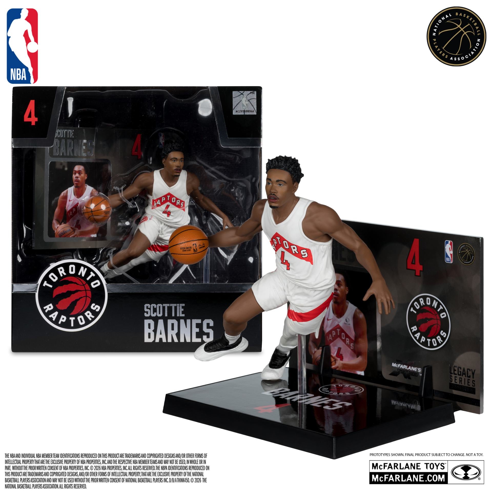 NBA SPORTSPICKS SCOTTIE BARNES (TORONTO RAPTORS) POSED Figura Frikytopia