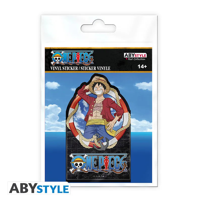ONE PIECE LUFFY VINYL Pegatina