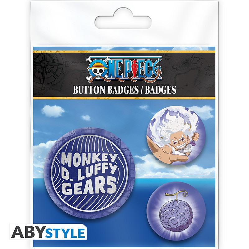 ONE PIECE LUFFY GEAR 5TH Chapa PACK Frikytopia