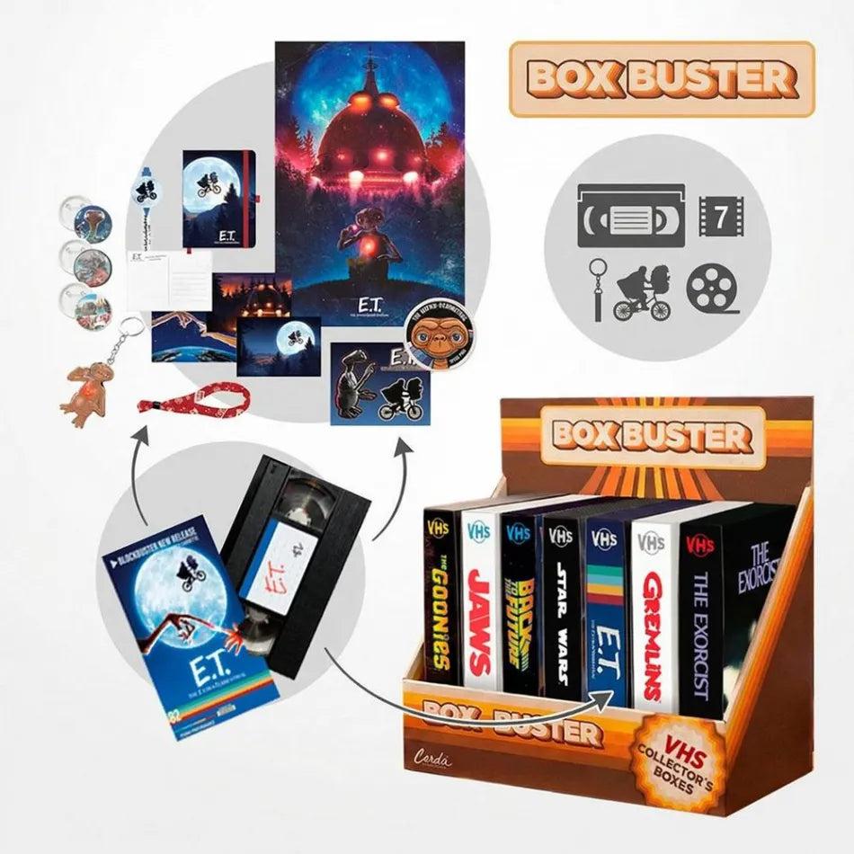 VHS RETRO' Caja BUSTER GIFT SET LIMITED EDITION