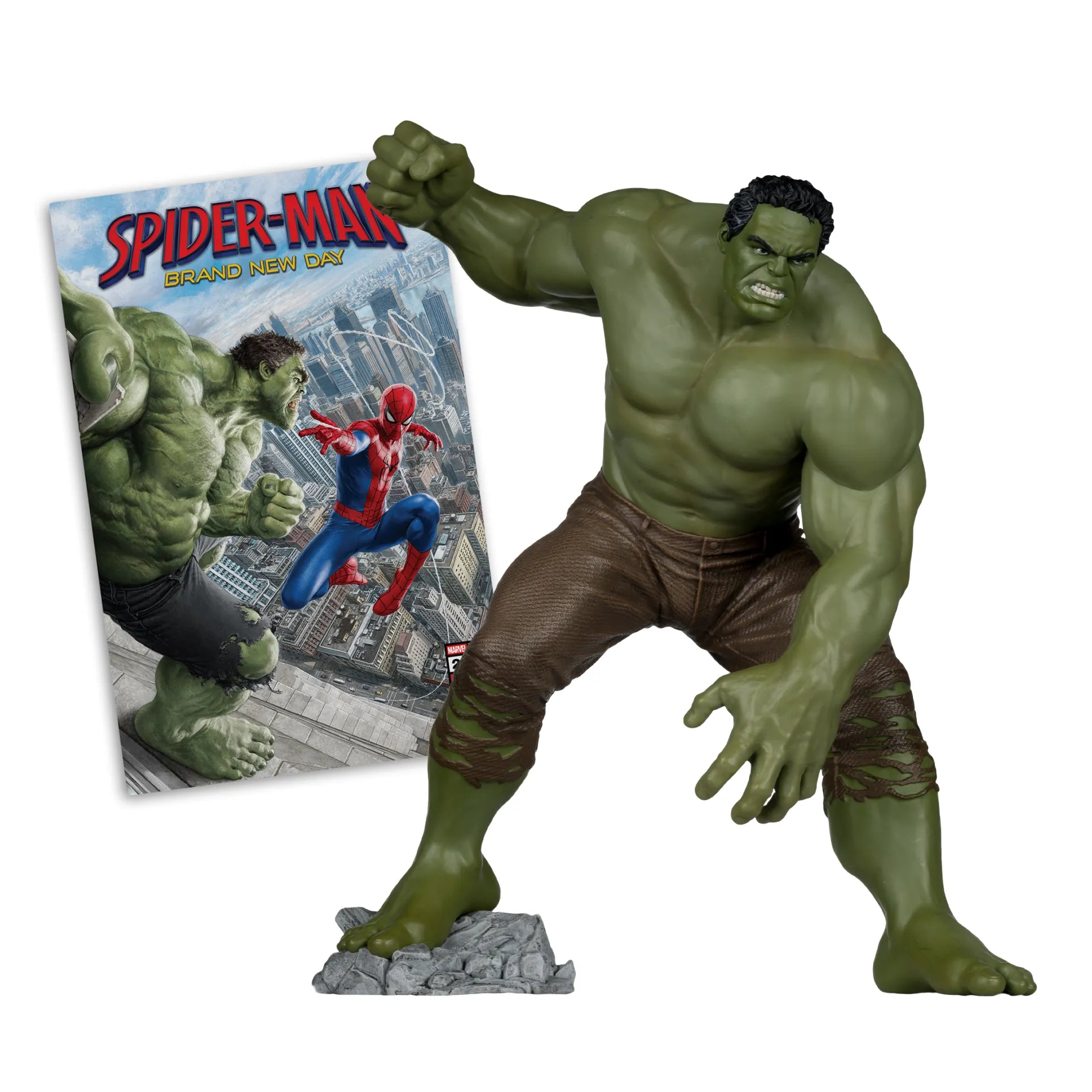 MARVEL STUDIOS COLL 1:6 WV1 SPIDER-MAN BRAND NEW DAY SAVAGE HULK Figura