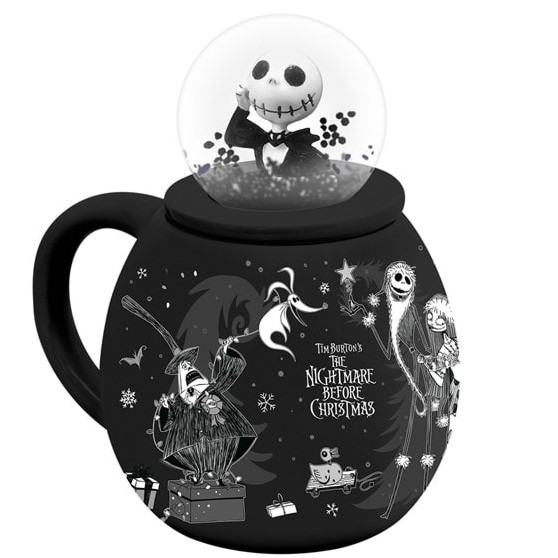 NIGHTMARE BEFORE CHRISTMAS CELEBRATE SNOWGLOBE Taza Frikytopia