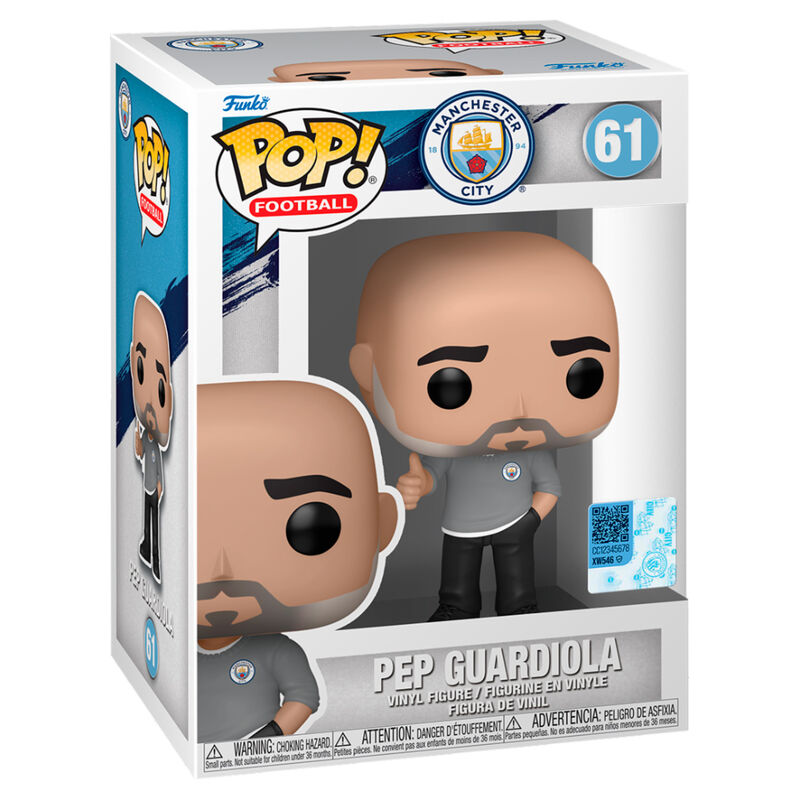 EFL POP Football Vinyl Figura ManCity Pep Guardiola 9cm Frikytopia