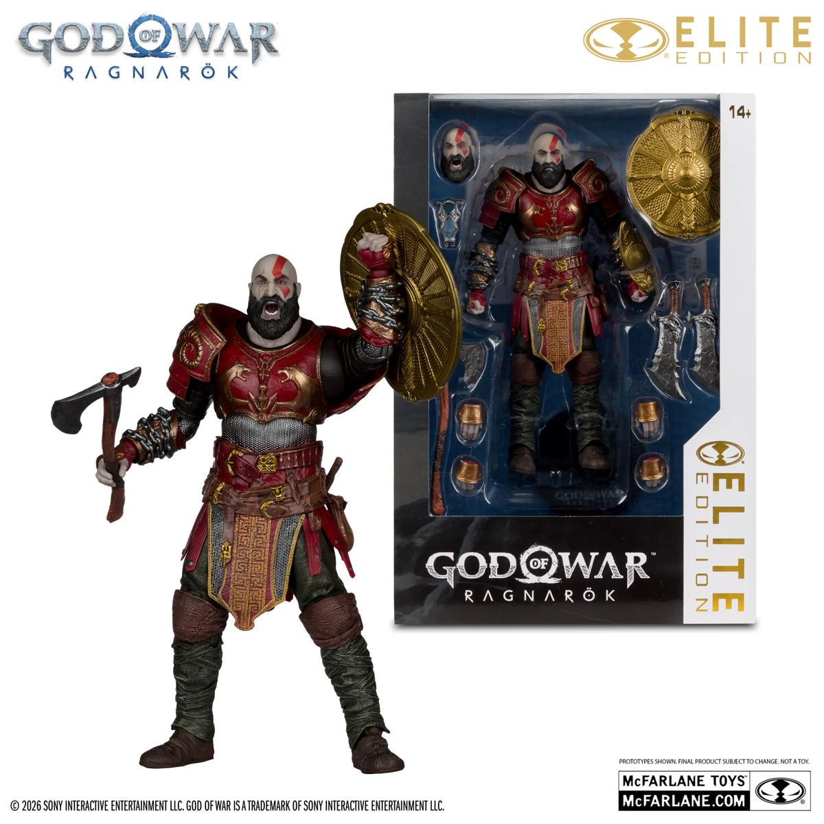 God of War McFarlane Elite Edition Figura Kratos 18 cm