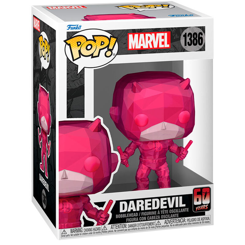 Daredevil 60th Anniversary Figura POP Vinyl Daredevil Facet 9cm Frikytopia