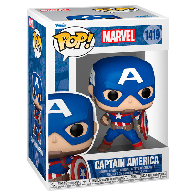 Marvel New Classics POP Vinyl Figura Captain America 9cm Frikytopia